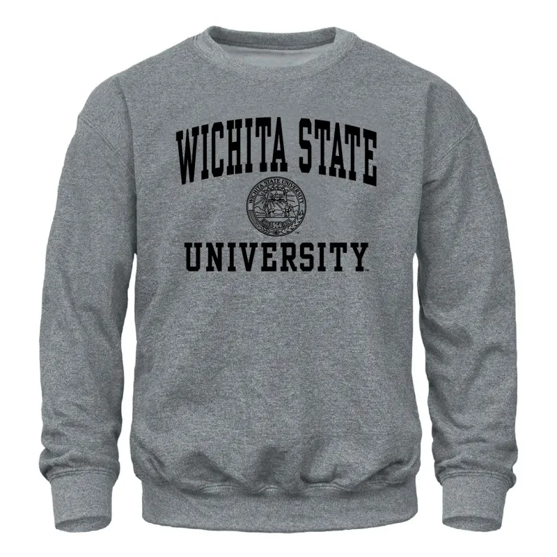 Wichita State University Heritage Sweatshirt (Charcoal Grey) sold by Barnesmith