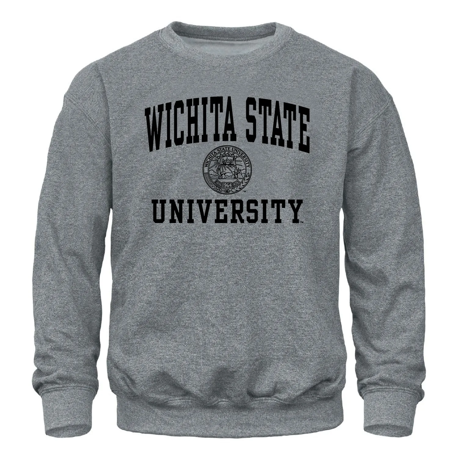 Wichita State University Heritage Sweatshirt (Charcoal Grey) sold by Barnesmith