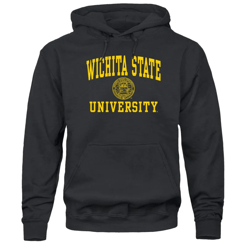 Wichita State University Heritage Hooded Sweatshirt (Black) sold by Barnesmith