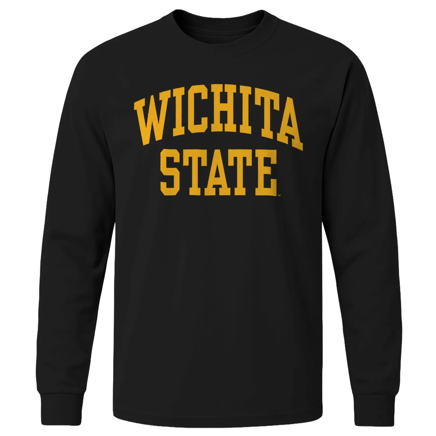 Wichita State University Classic Long Sleeve T-Shirt (Black) sold by Barnesmith
