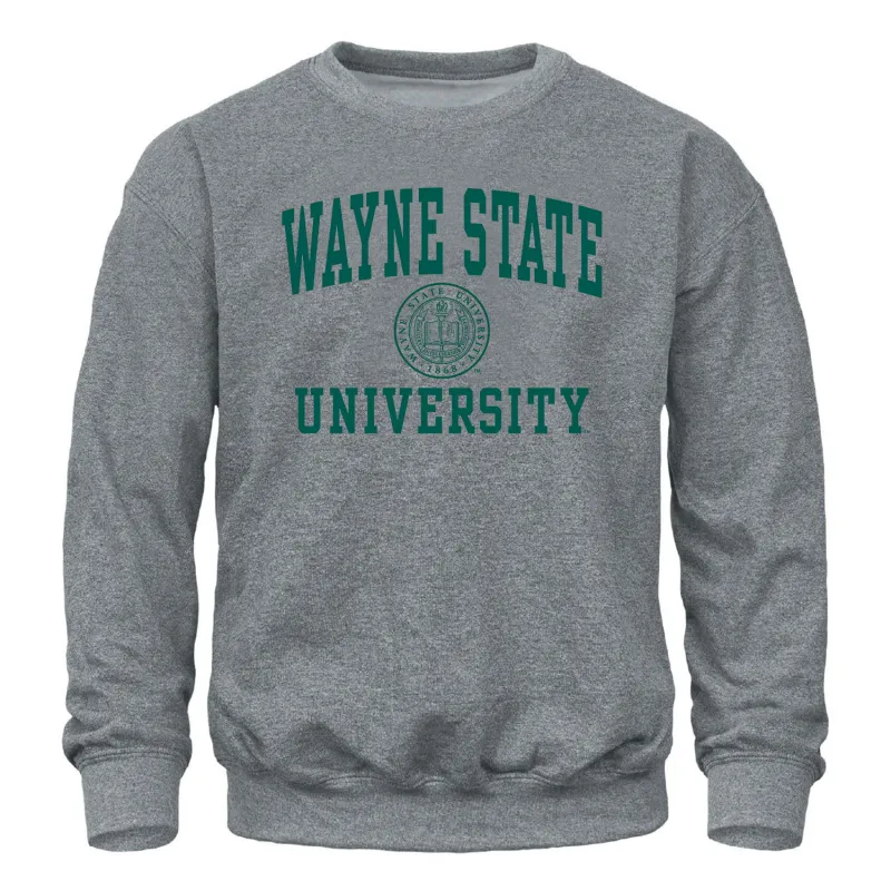 Wayne State University Heritage Sweatshirt (Charcoal Grey) sold by Barnesmith