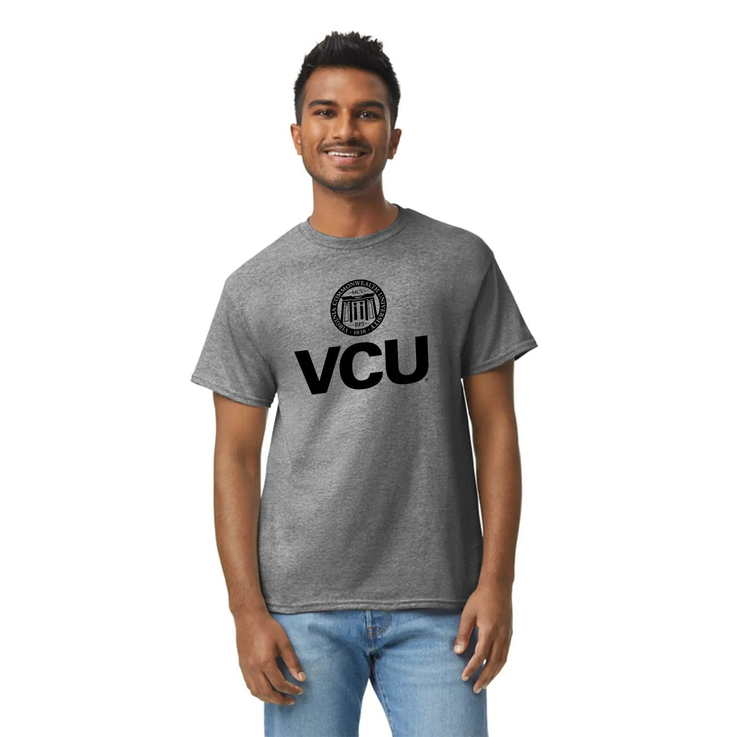 Virginia Commonwealth University Heritage T-Shirt (Charcoal Grey) sold by Barnesmith product image thumbnail 2