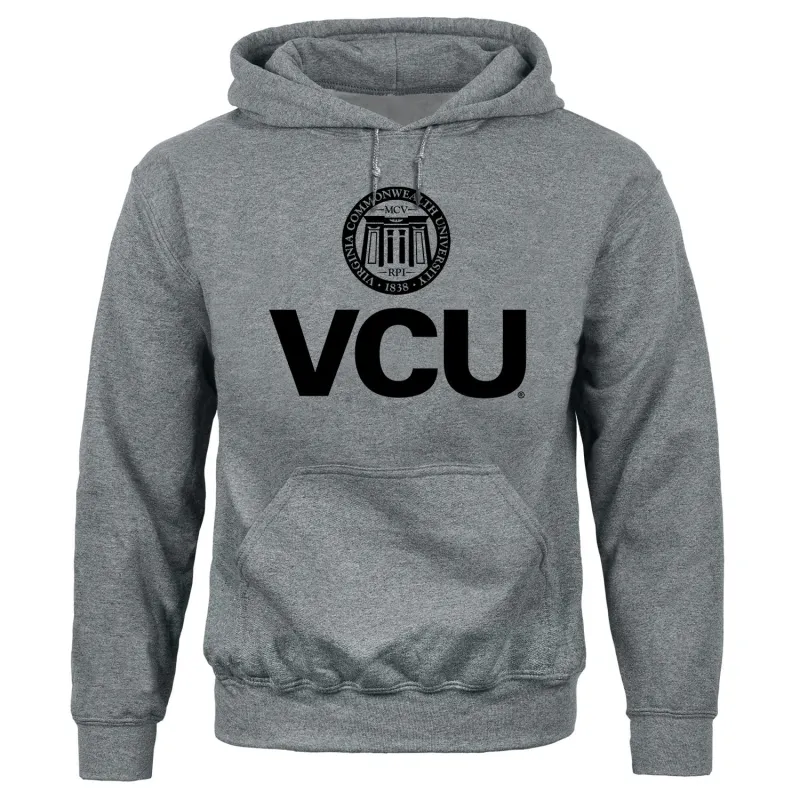 Virginia Commonwealth University Heritage Hooded Sweatshirt (Charcoal Grey) sold by Barnesmith