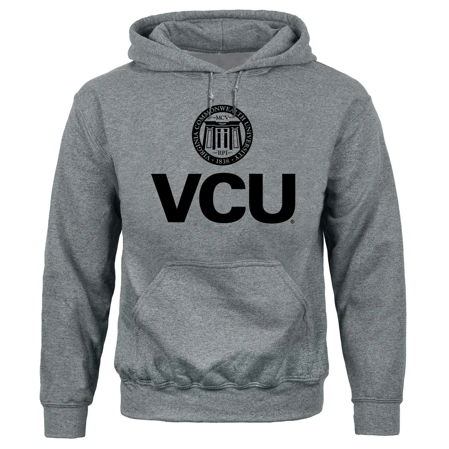 Virginia Commonwealth University Heritage Hooded Sweatshirt (Charcoal Grey) sold by Barnesmith