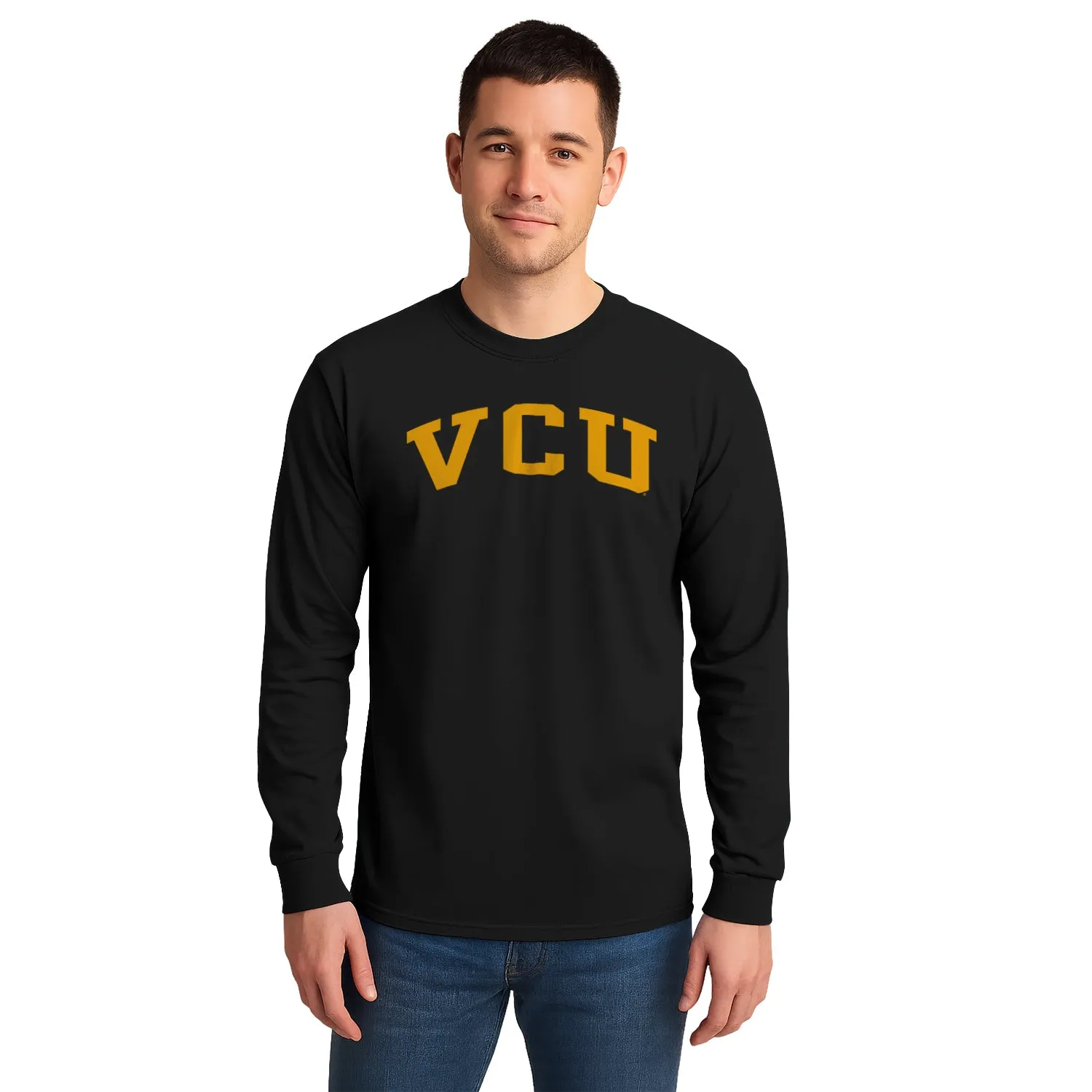 Virginia Commonwealth University Classic Long Sleeve T-Shirt (Black) sold by Barnesmith product image thumbnail 2