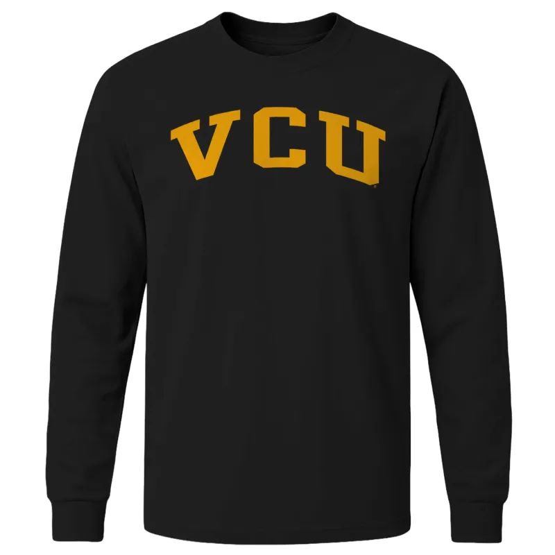 Virginia Commonwealth University Classic Long Sleeve T-Shirt (Black) sold by Barnesmith
