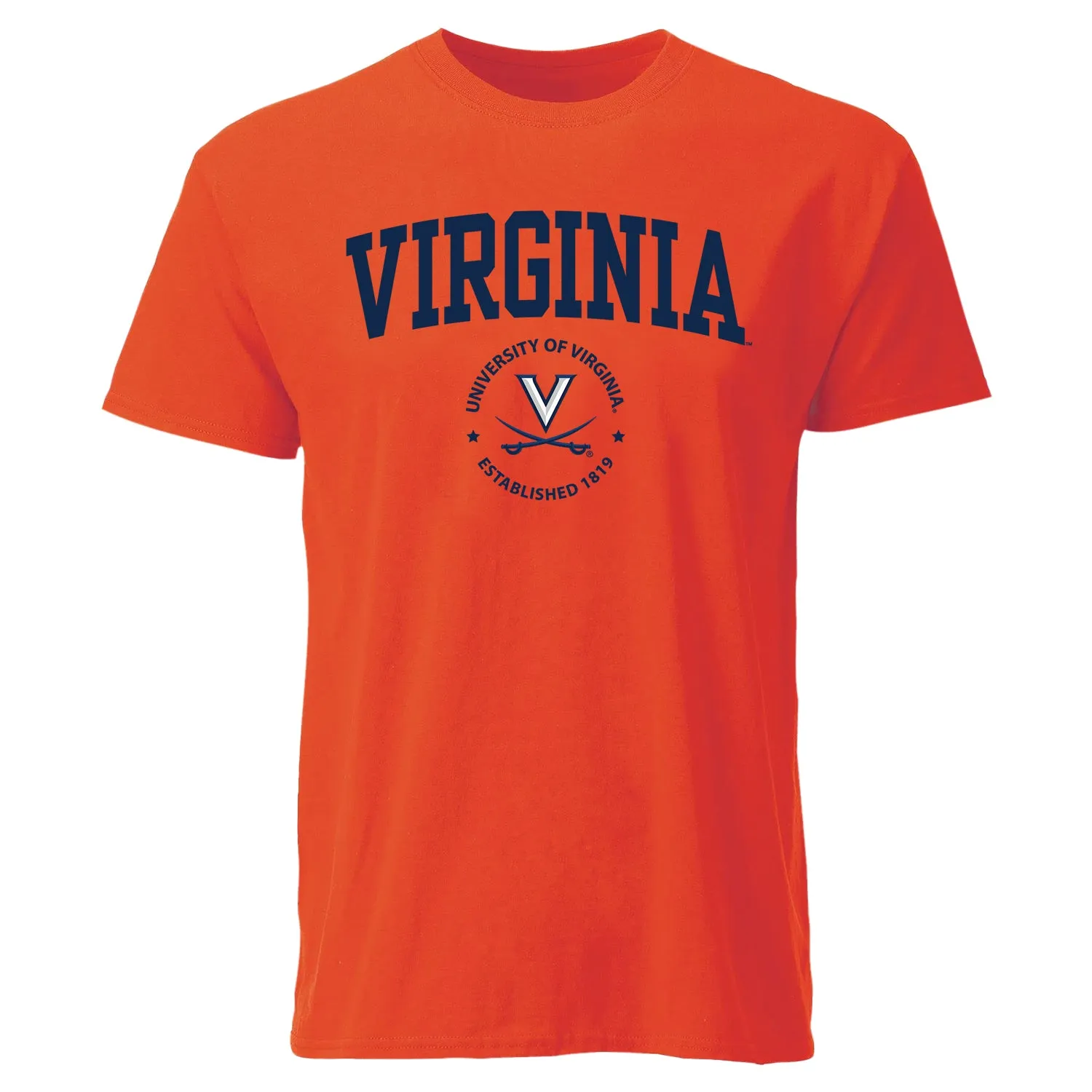 University of Virginia Heritage T-Shirt (Orange) sold by Barnesmith