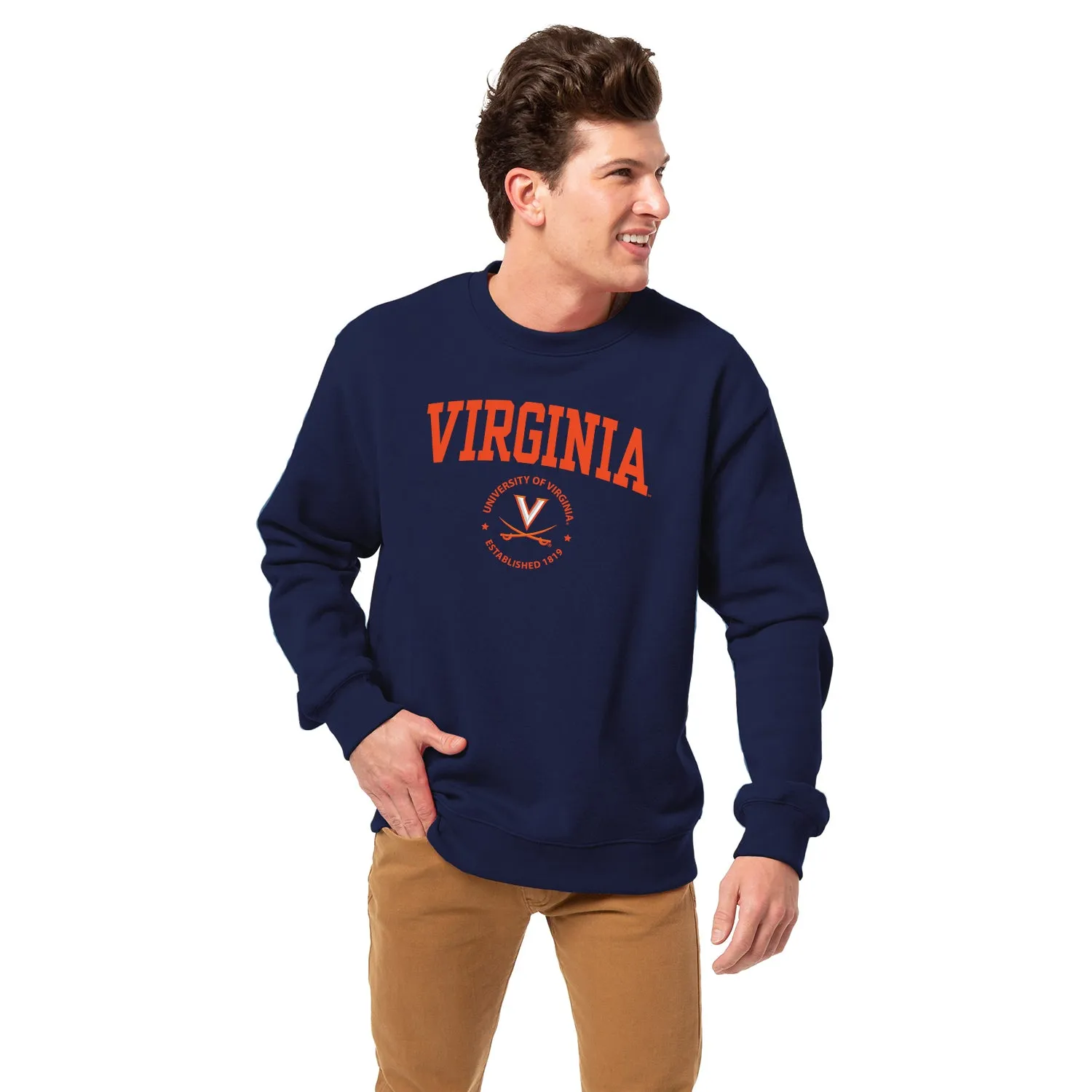 University of Virginia Heritage Sweatshirt (Navy) sold by Barnesmith product image thumbnail 2