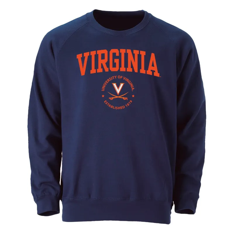 University of Virginia Heritage Sweatshirt (Navy) sold by Barnesmith