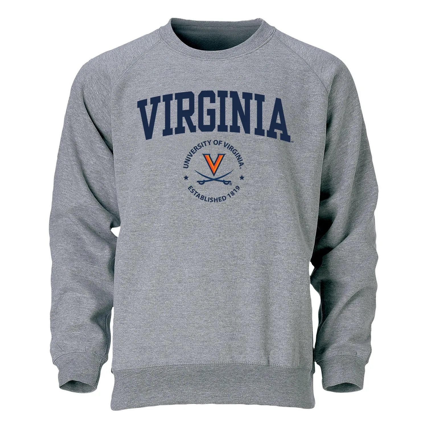 University of Virginia Heritage Sweatshirt (Charcoal Grey) sold by Barnesmith