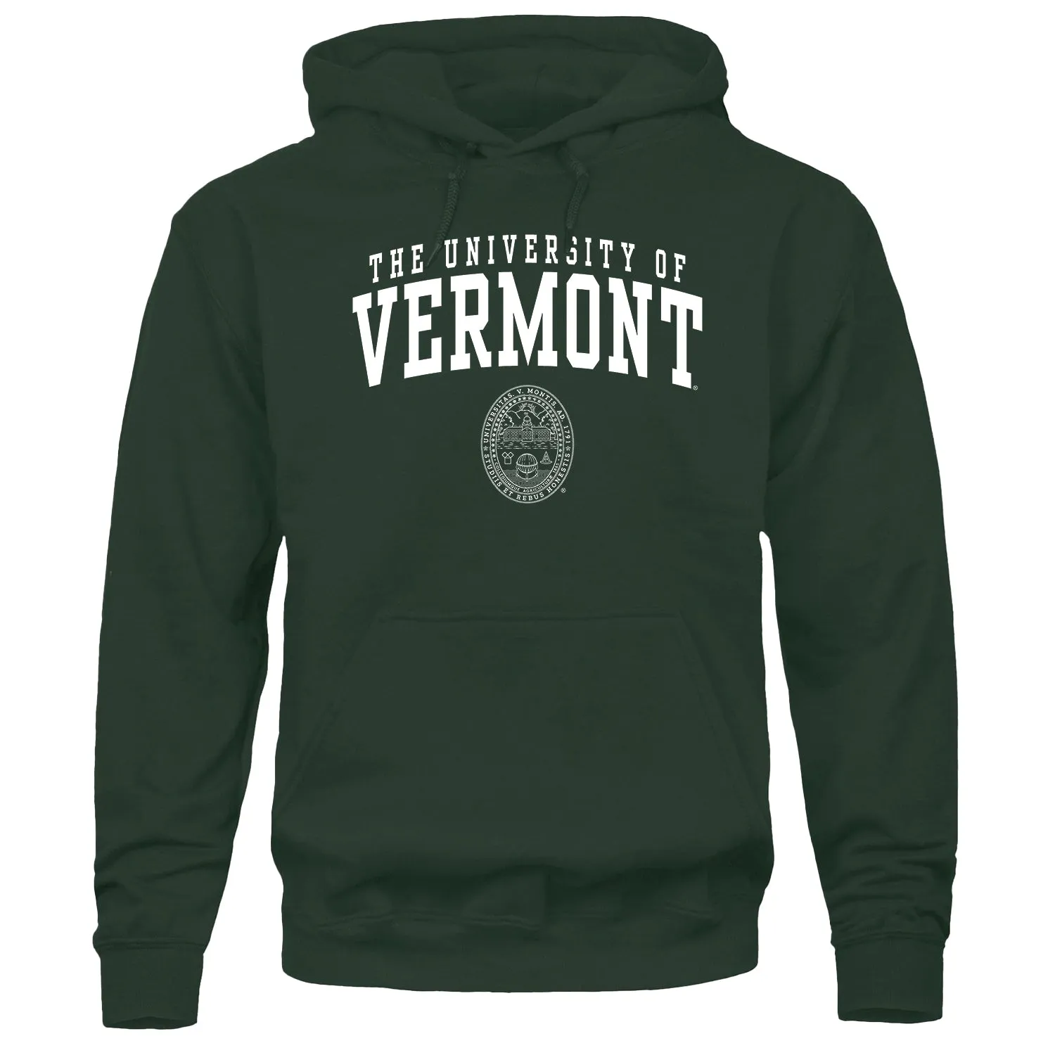 University of Vermont Heritage Hooded Sweatshirt (Hunter Green) sold by Barnesmith