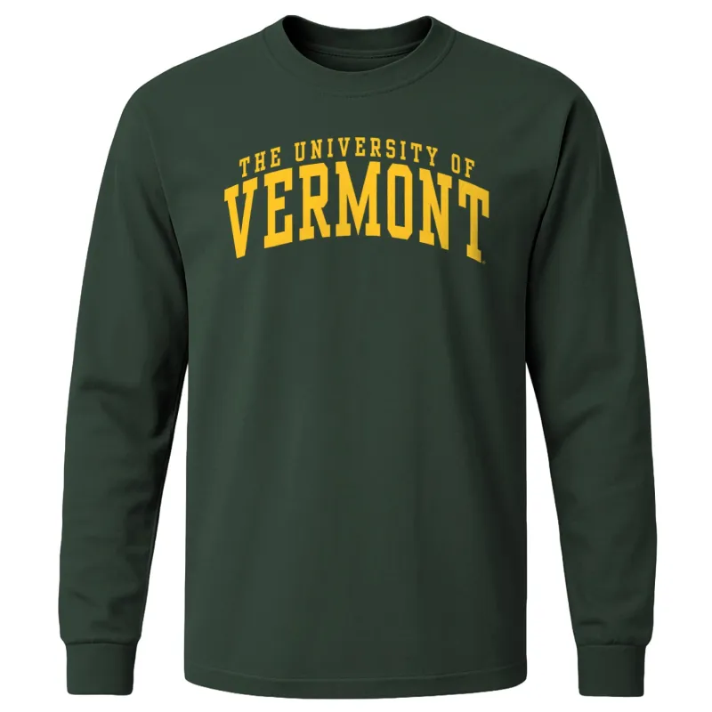 University of Vermont Classic Long Sleeve T-Shirt (Hunter Green) sold by Barnesmith