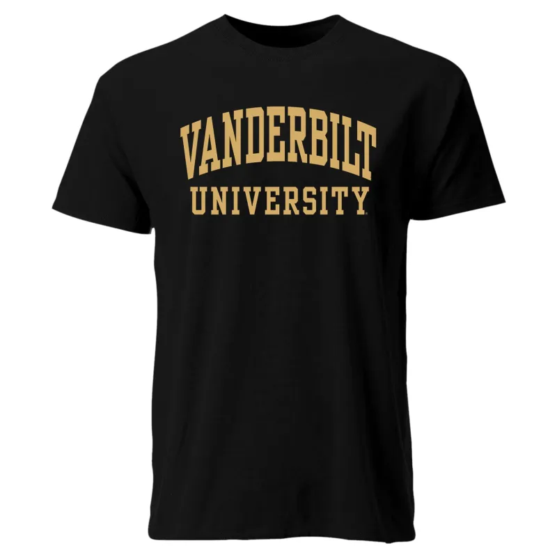 Vanderbilt University Classic T-Shirt (Black) sold by Barnesmith