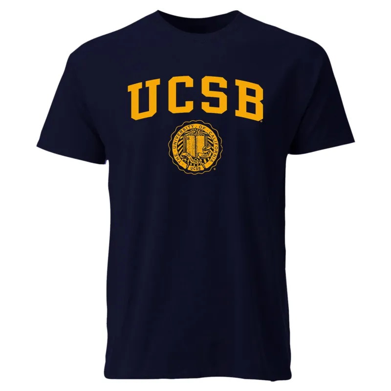 UC Santa Barbara Heritage T-Shirt (Navy) sold by Barnesmith
