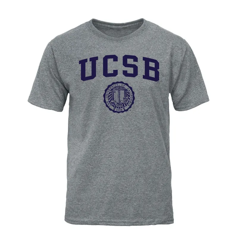 UC Santa Barbara Heritage T-Shirt (Charcoal Grey) sold by Barnesmith