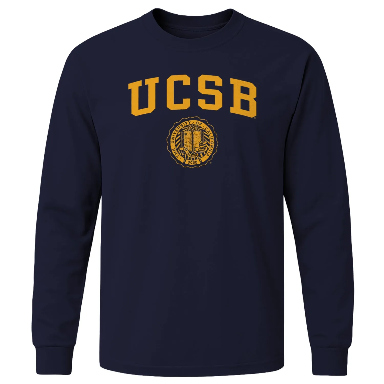 UC Santa Barbara Heritage Long Sleeve T-Shirt (Navy) sold by Barnesmith