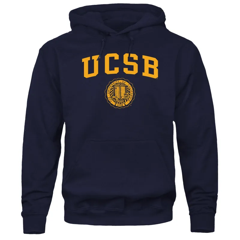 UC Santa Barbara Heritage Hooded Sweatshirt (Navy) sold by Barnesmith