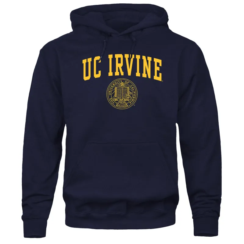 UC Irvine Heritage Hooded Sweatshirt (Navy) sold by Barnesmith