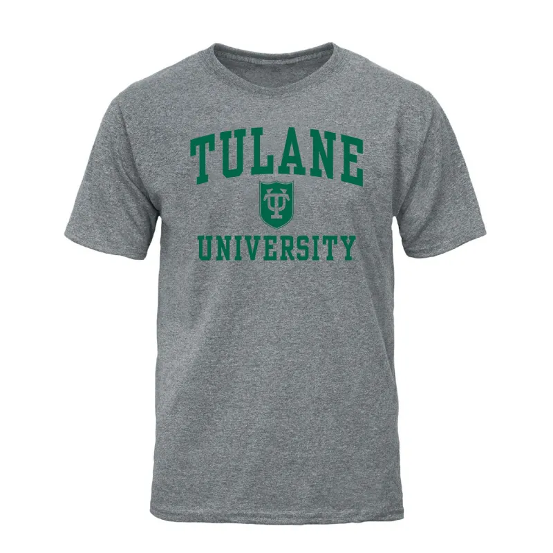 Tulane University Heritage T-Shirt (Charcoal Grey) sold by Barnesmith