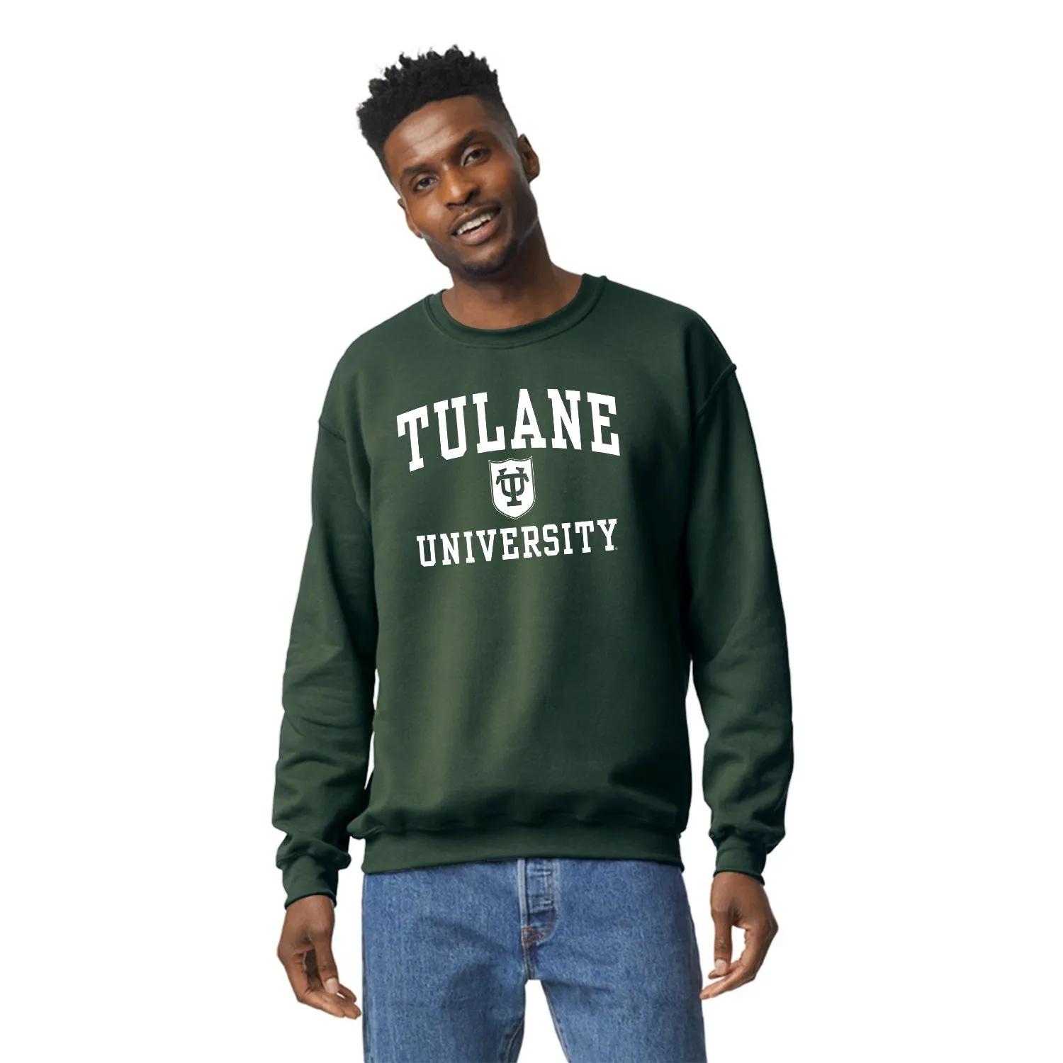 Tulane University Heritage Sweatshirt (Hunter Green) sold by Barnesmith product image thumbnail 2