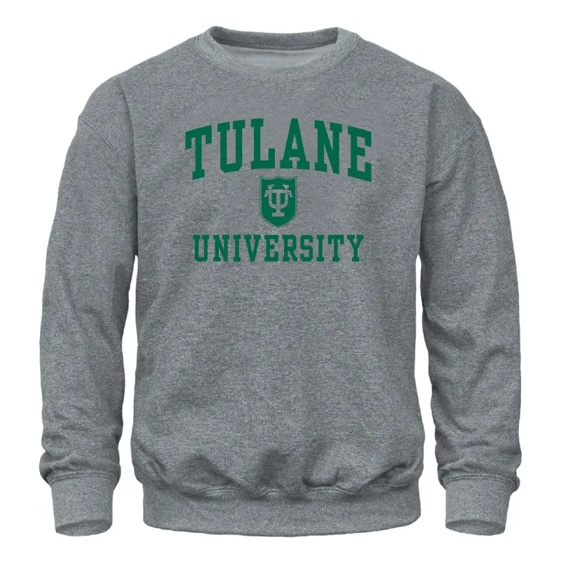 Tulane University Heritage Sweatshirt (Charcoal Grey) sold by Barnesmith