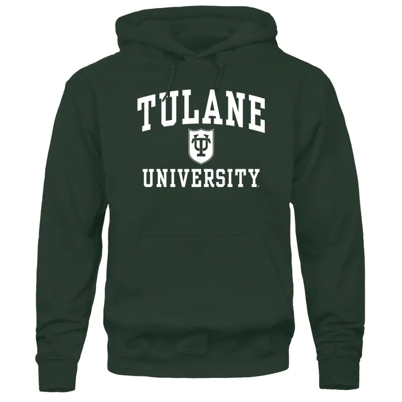 Tulane University Heritage Hooded Sweatshirt (Hunter Green) sold by Barnesmith