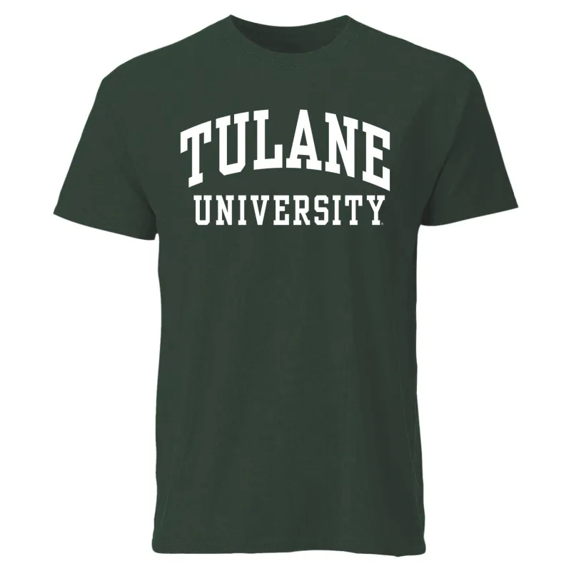 Tulane University Classic T-Shirt (Hunter Green) sold by Barnesmith