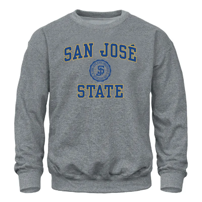 San Jose State University Heritage Sweatshirt (Charcoal Grey) sold by Barnesmith