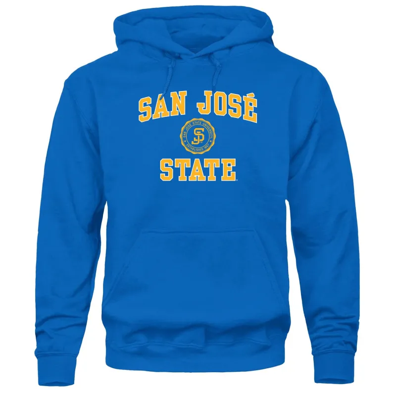 San Jose State University Heritage Hooded Sweatshirt (Royal Blue) sold by Barnesmith