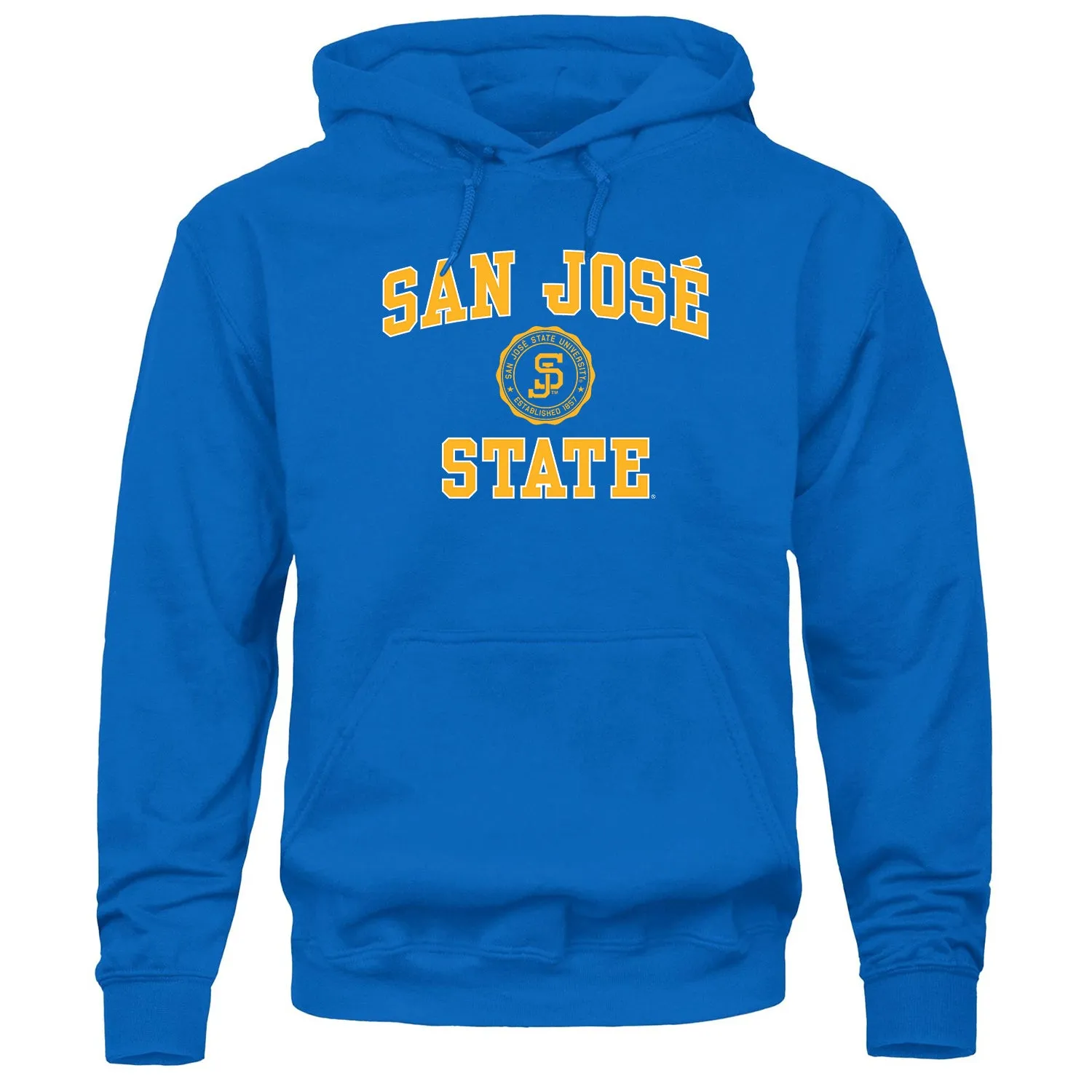 San Jose State University Heritage Hooded Sweatshirt (Royal Blue) sold by Barnesmith