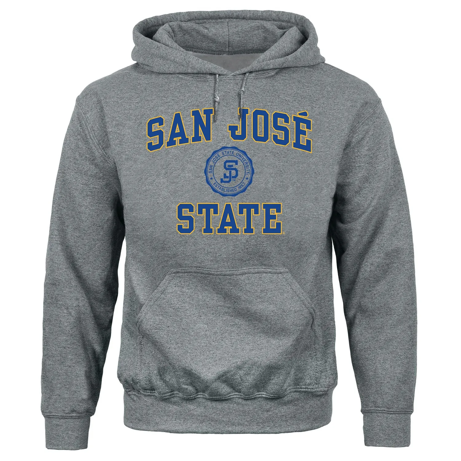 San Jose State University Heritage Hooded Sweatshirt (Charcoal Grey) sold by Barnesmith
