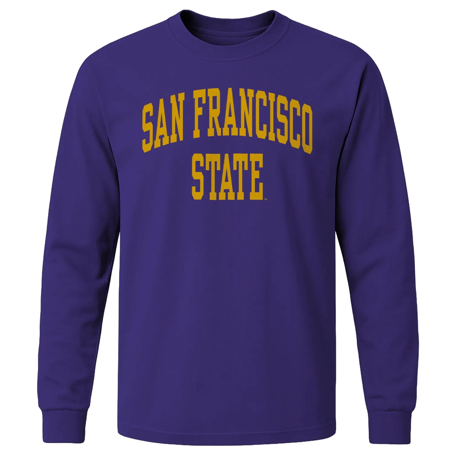 San Francisco State University Classic Long Sleeve T-Shirt (Purple) sold by Barnesmith