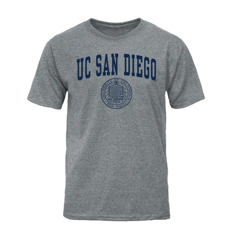 UC San Diego Heritage T-Shirt (Charcoal Grey) sold by Barnesmith