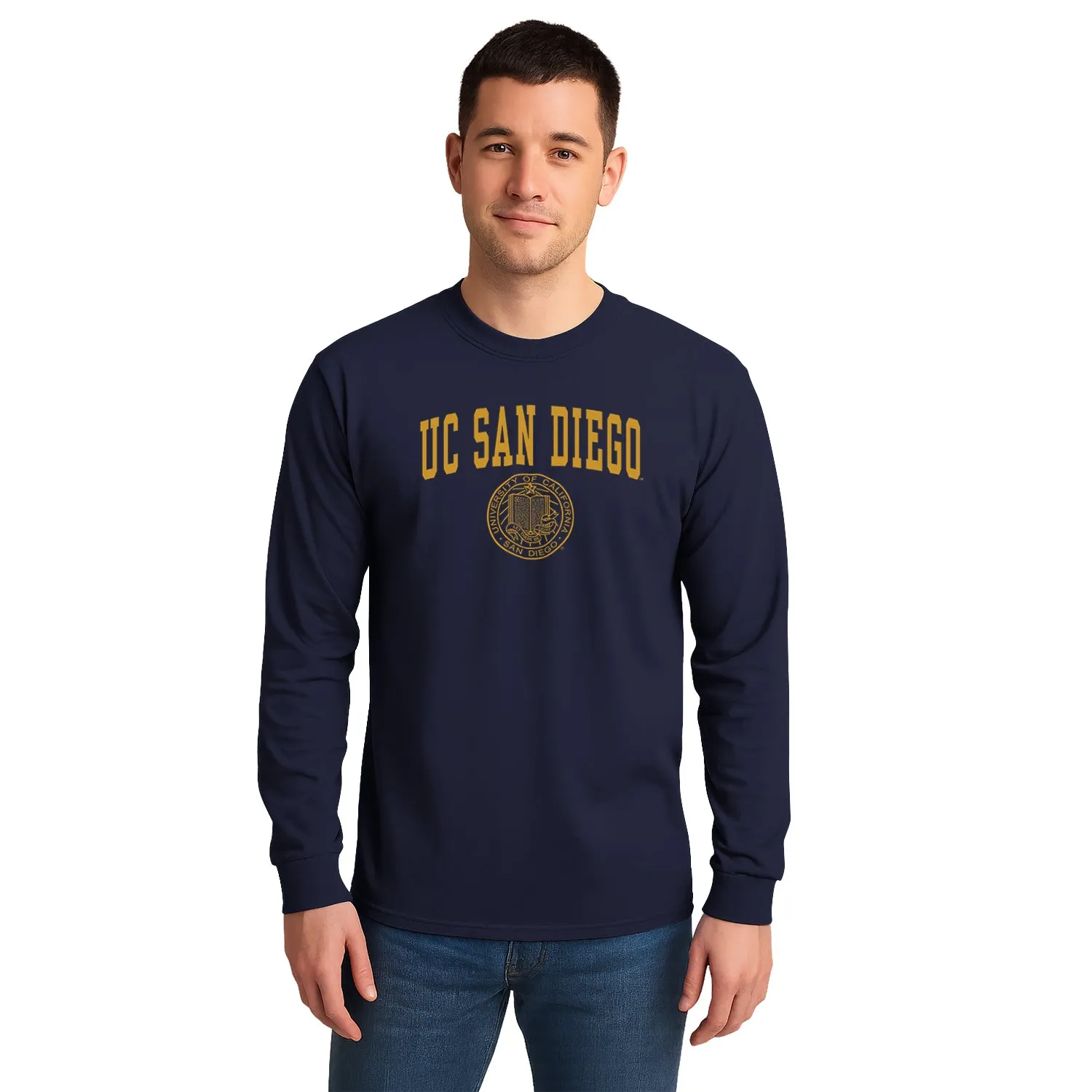 UC San Diego Heritage Long Sleeve T-Shirt (Navy) sold by Barnesmith product image thumbnail 2