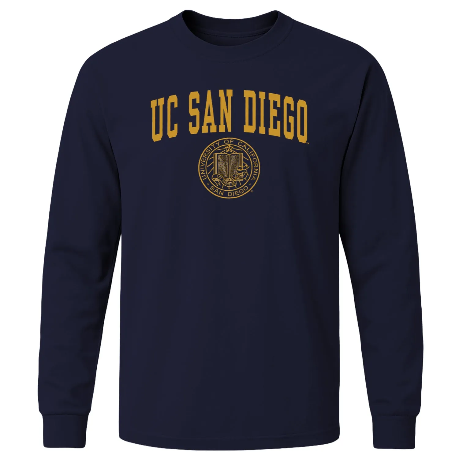UC San Diego Heritage Long Sleeve T-Shirt (Navy) sold by Barnesmith