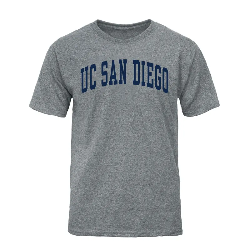 UC San Diego Classic T-Shirt (Charcoal Grey) sold by Barnesmith