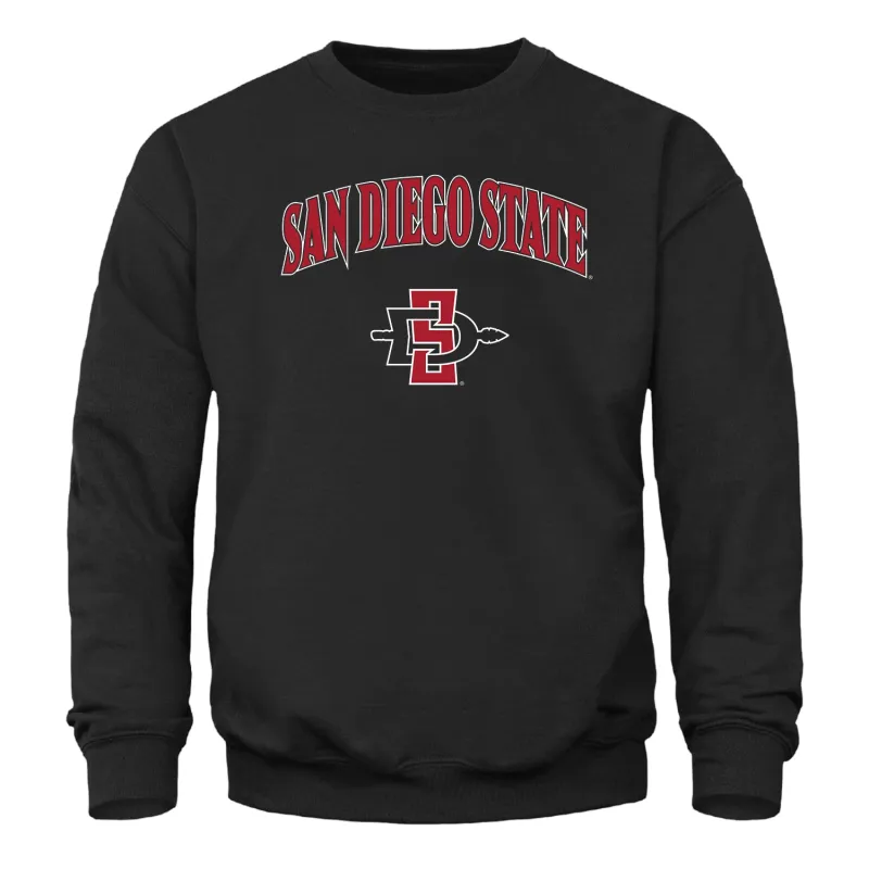 San Diego State University Heritage Sweatshirt (Black) sold by Barnesmith