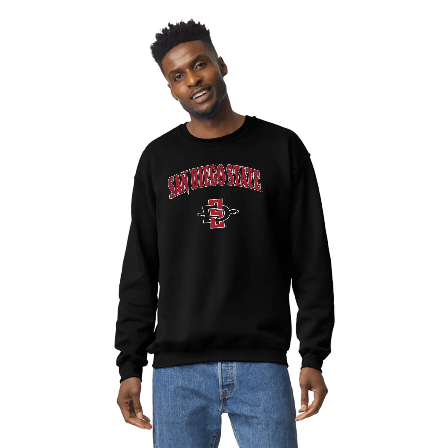 San Diego State University Heritage Sweatshirt (Black) sold by Barnesmith product image thumbnail 2