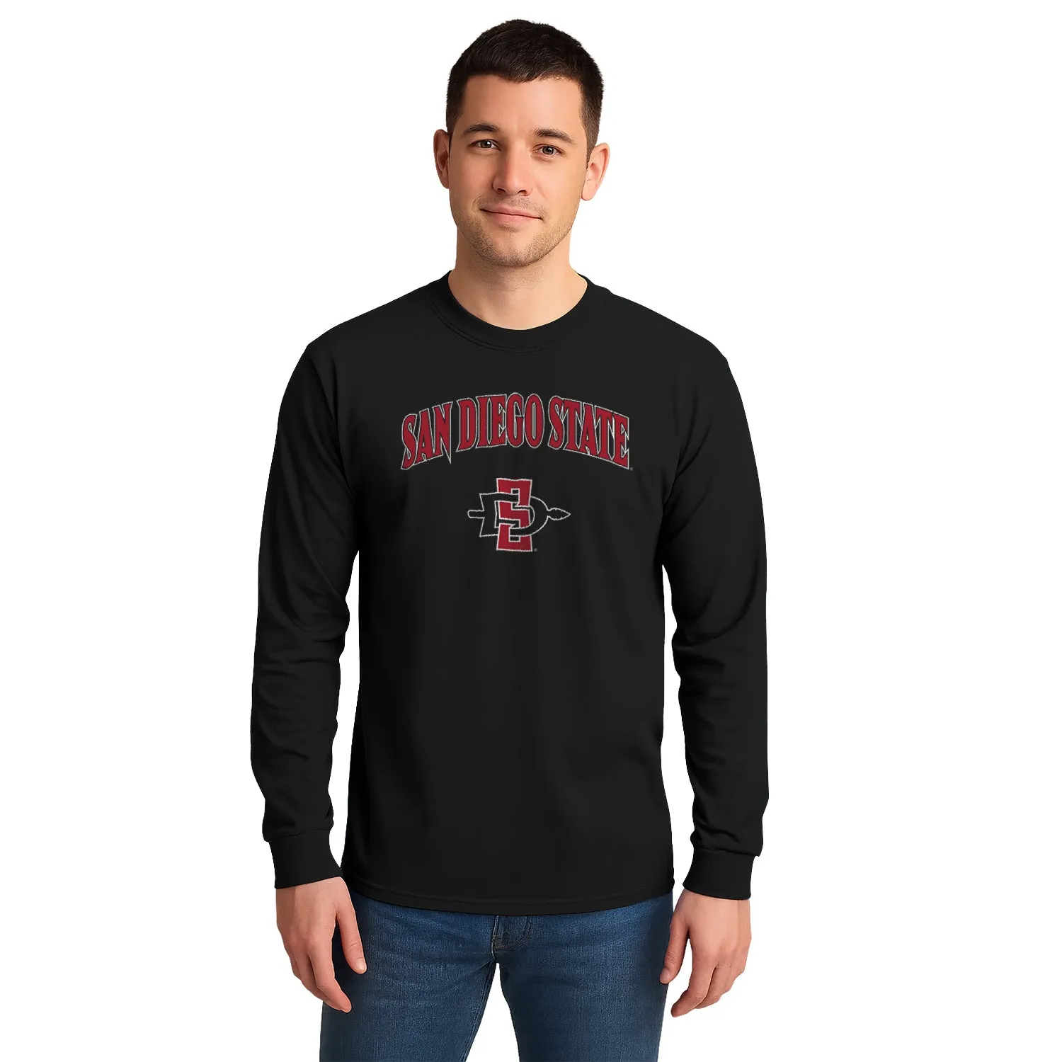 San Diego State University Heritage Long Sleeve T-Shirt (Black) sold by Barnesmith product image thumbnail 2