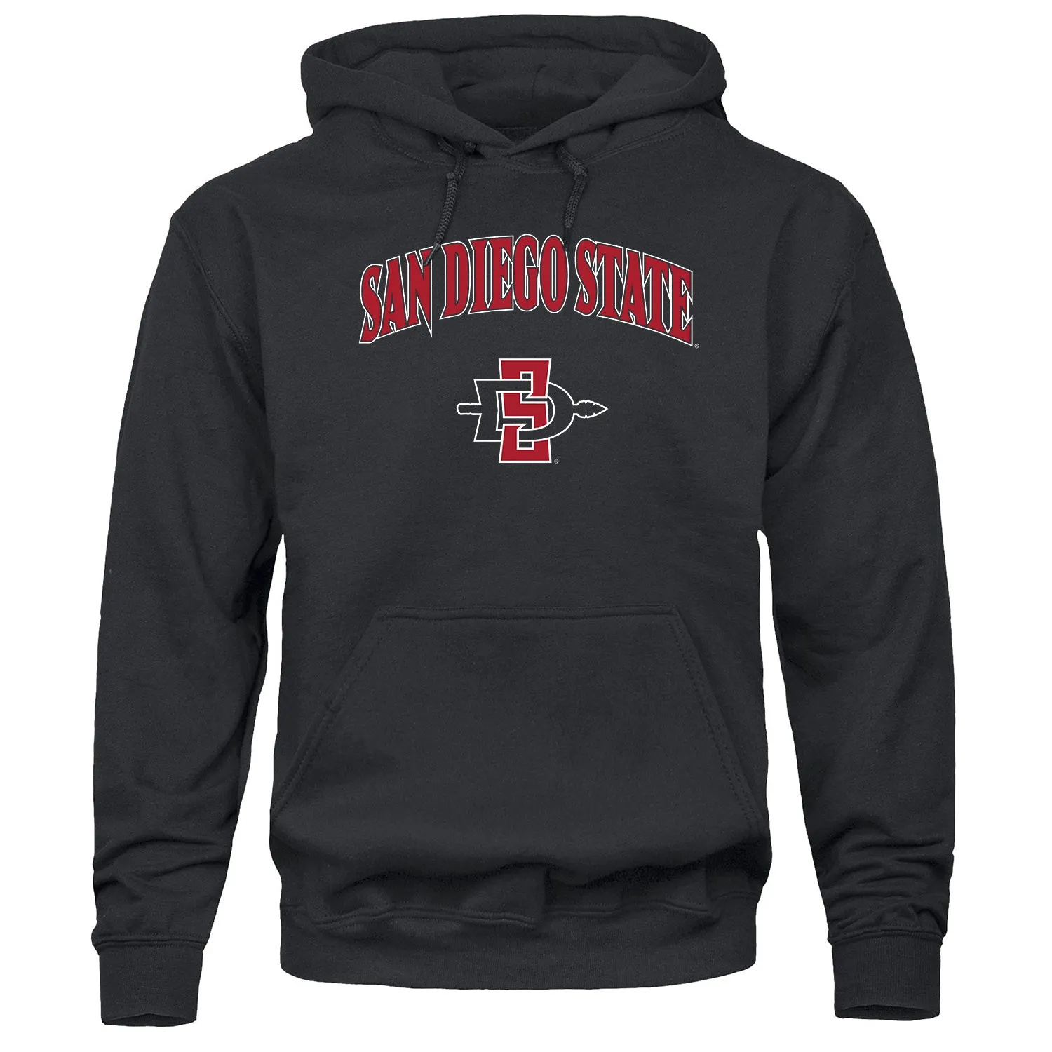San Diego State University Heritage Hooded Sweatshirt (Black) sold by Barnesmith