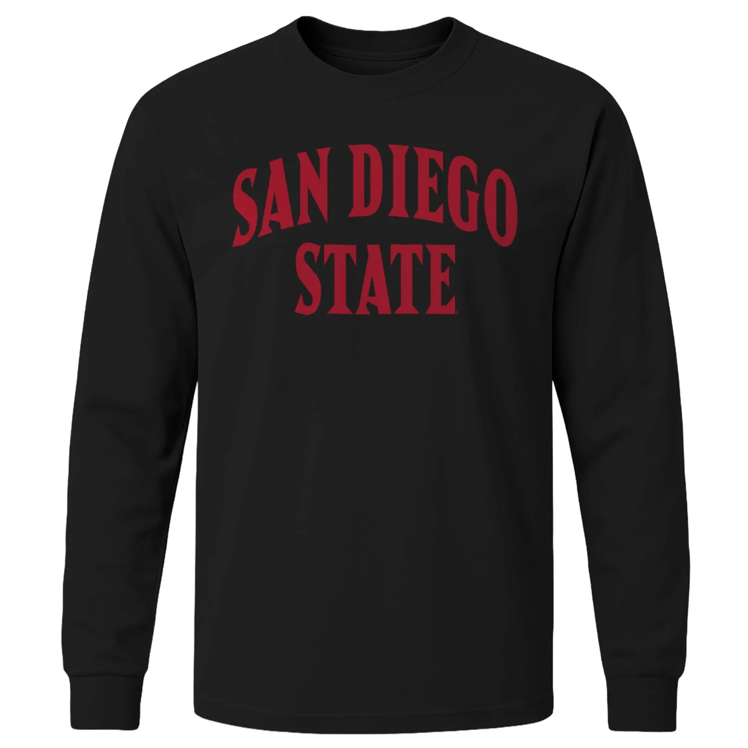 San Diego State University Classic Long Sleeve T-Shirt (Black) sold by Barnesmith