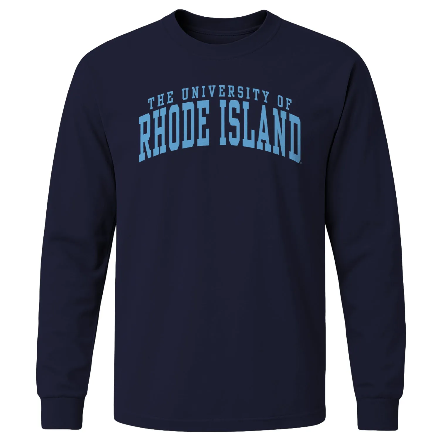 University of Rhode Island Classic Long Sleeve T-Shirt (Navy) sold by Barnesmith