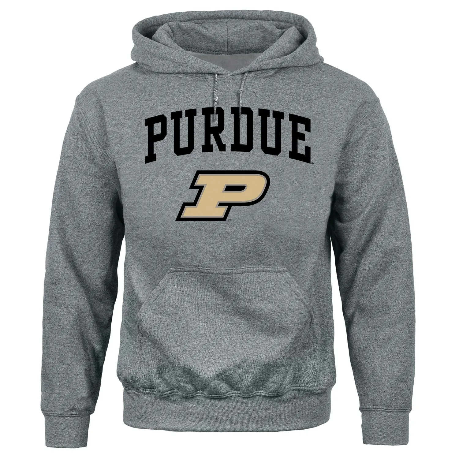 Purdue University Heritage Hooded Sweatshirt (Charcoal Grey) sold by Barnesmith