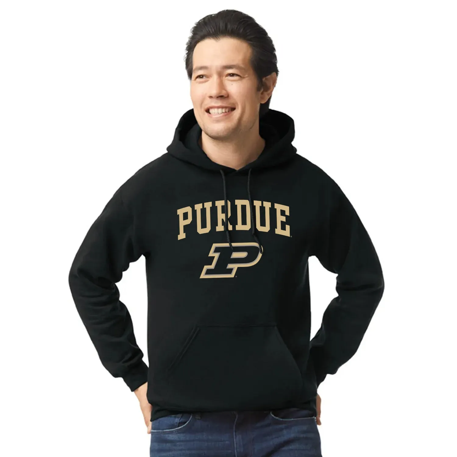 Purdue University Heritage Hooded Sweatshirt (Black) sold by Barnesmith product image thumbnail 2