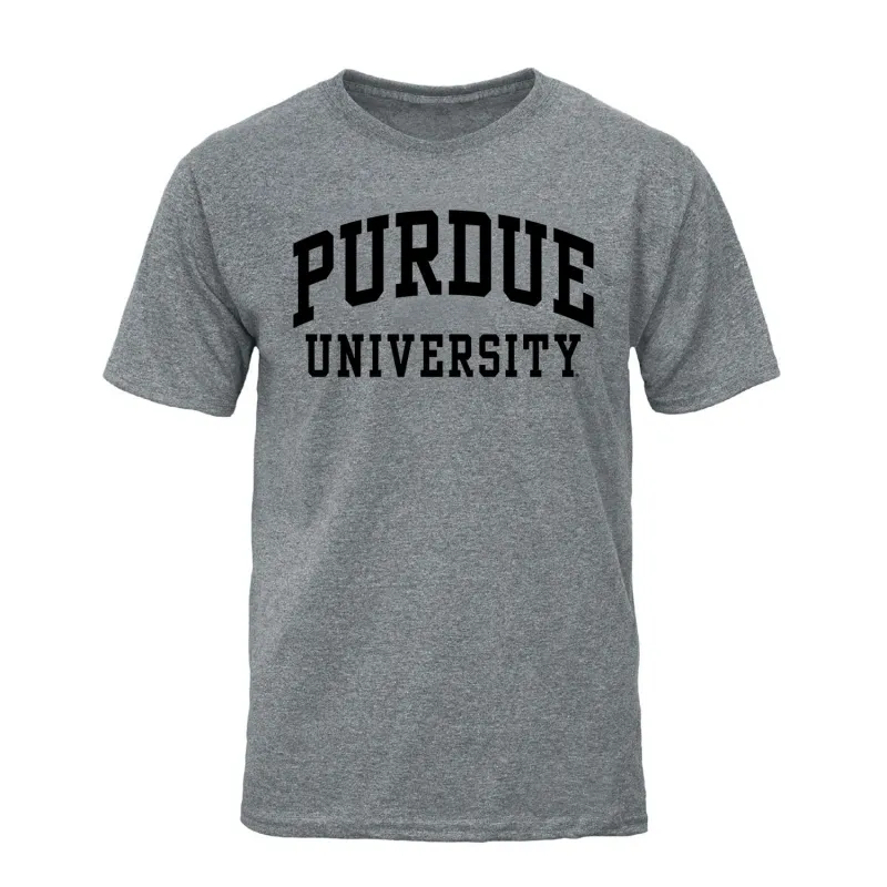 Purdue University Classic T-Shirt (Charcoal Grey) sold by Barnesmith