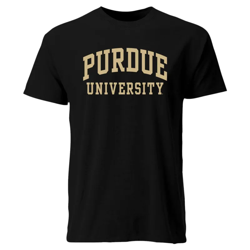 Purdue University Classic T-Shirt (Black) sold by Barnesmith