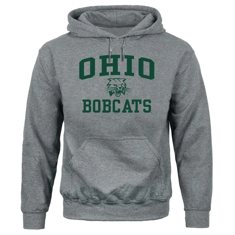 Ohio University Heritage Hooded Sweatshirt (Charcoal Grey) sold by Barnesmith
