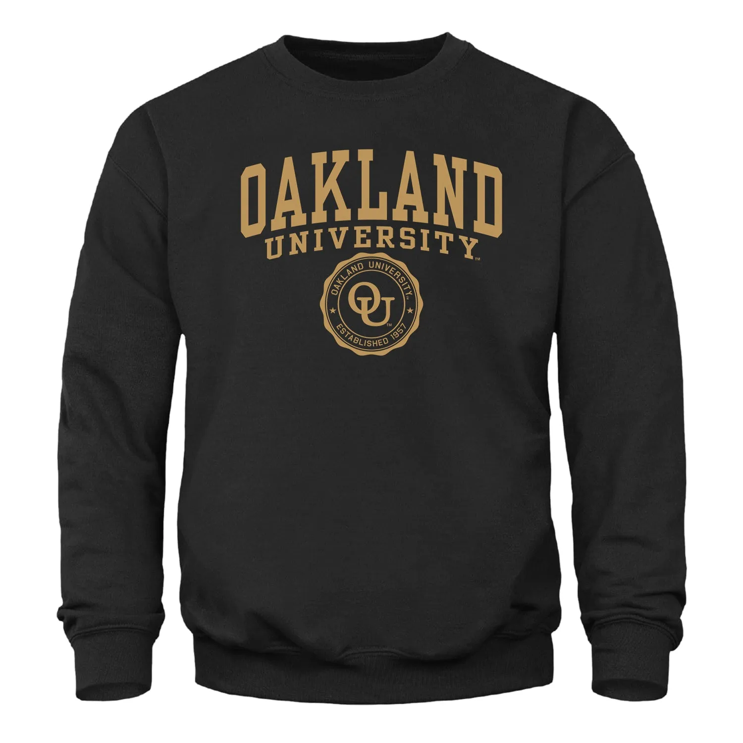 Oakland University Heritage Sweatshirt (Black) sold by Barnesmith