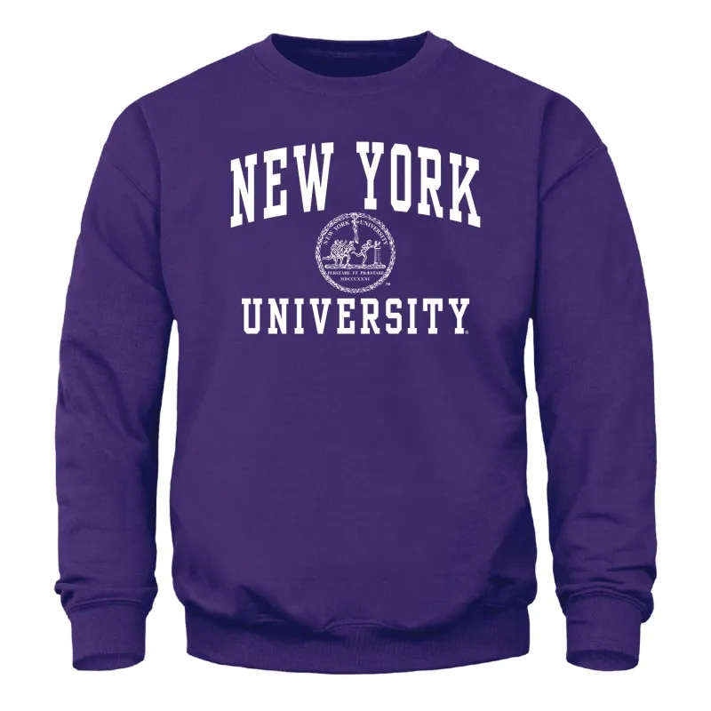 New York University Heritage Sweatshirt (Violet) sold by Barnesmith