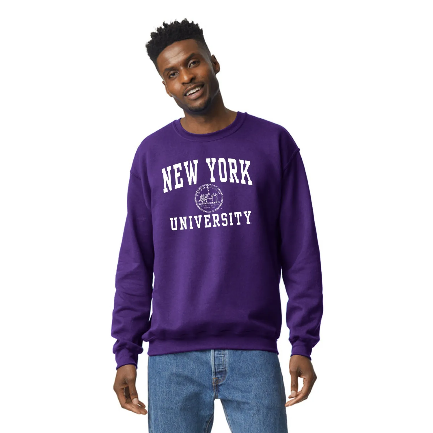 New York University Heritage Sweatshirt (Violet) sold by Barnesmith product image thumbnail 2